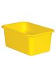 Yellow Small Plastic Storage Bin