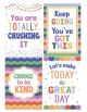 Color Crush Positive Poster Set of 4