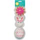 Wilton Easter Flower, Bunny and Egg Metal Cookie Cutter Set 3pc