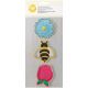 Wilton Daisy, Bumblebee and Tulip Spring Cookie Cutter Set, 3-Piece
