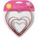 Wilton Nesting Heart Cookie Cutter Set, 4-Piece