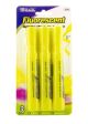 Yellow Flourescent Highlighter 3pc