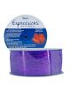 Purple Metallic Mesh Ribbon  2.5