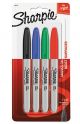 Sharpie Fine Permanent Markers Basics 4pc