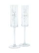 Bride & Groom Set of Champagne Flutes