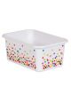 Confetti Small Plastic Storage Bin