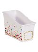 Confetti Plastic Book Bin