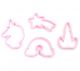 Sweet Tooth Fairy Born to Sparkle Unicorn Cookie Cutter Set 4pc