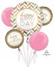 Pastel Confetti Celebration Bouquet Balloons