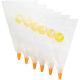 Wilton All-In-One Disposable Decorating Bags with #2D Drop Flower Tips 6pc