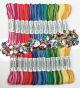 Zenbroidery Variegated Floss Pack 12 Skeins