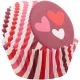 Wilton Stripes and Hearts Cupcake Liners 75pc