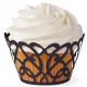 Wilton Black Swirl Cupcake Wraps 18pc