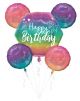 Bouquet Sparkle Birthday Foil Balloons