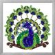 Zendazzle Peacock Picture Kit 10x10