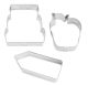 Back to School Cookie Cutter Set 3pc