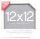 12x12 White Shadow Box 2-Pack