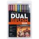 Tombow Muted Dual Brush Pen Art Markers 10pc