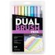 Tombow Pastel Dual Brush Pen Art Markers 10pc