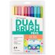 Tombow Retro Dual Brush Pen Art Markers 10pc