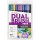 Tombow Bohemian Dual Brush Pen Art Markers 10pc