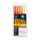 Tombow Orange Blendables Dual Brush Pen Art Markers 6-Pack