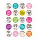 Confetti Words to Inspire Planner Stickers