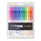 Tombow Twintone Rainbow Dual-Tip Marker Set 12pc