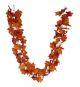 Orange Glitter Maple Leaf & Berry Garland 6ft