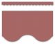 Deep Rose Scalloped Border Trim