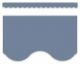Aegean Blue Scalloped Border Trim