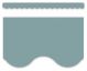 Stone Blue Scalloped Border Trim