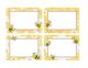 Buzzing Bees Name Tags/Labels - Multi-Pack