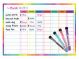 Colorful Dry-Erase Magnetic Task Chart