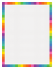 Colorful Blank Write-On/Wipe-Off Chart