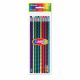 Metallic Wood Pencil w/ Eraser 8pc