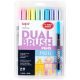 Tombow Pastel Dual Brush Pen Art Markers 10pc