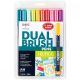 Tombow Tropical Dual Brush Pen Art Markers 10pc