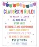 Color Crush Classroom Rules Chart