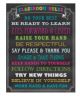 Chalkboard Brights Classroom Rules Chart