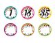 Confetti Numbers Magnetic Accents