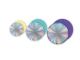 Iridescent Hanging Paper Fans
