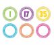Scribble Numbers Magnetic Accents