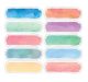 Watercolor Labels Magnetic Accents