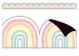 Pastel Pop Rainbows Magnetic Border