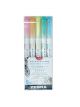 Mildliner Fluorescent Double-Ended Brush Pen Set 5pc