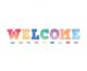 Watercolor Welcome Bulletin Board Display Set