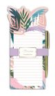 Palm Leaves Die-Cut Notepad with Pen