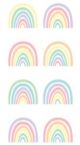 Pastel Pop Rainbows Mini Stickers