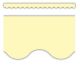 Pastel Yellow Scalloped Border Trim